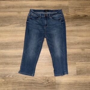 Judy Blue Skinny Fit Capri Jeans Medium Wash Stretch Women's Size 13/31